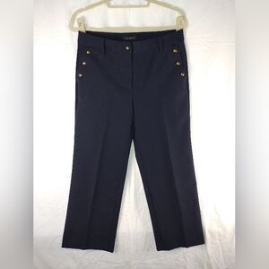 Talbots Greenwich Pants Sailor Crop Trousers Wide Leg size 6